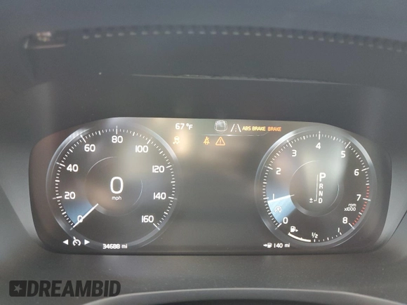 2019 Volvo S60 Momentum with VIN 7JR102FK8KG001031, listed as a Copart auction lot 44805915 with 34,688 mi miles and Salvage Title. Bid and sale history available at carsss.com. Image 9.