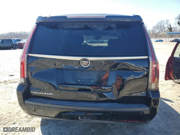 2015 Cadillac Escalade Luxury with VIN 1GYS4BKJ8FR235856, listed as a Copart auction lot 45348475 with 126,602 mi miles and Salvage Title. Bid and sale history available at carsss.com. Image 6.