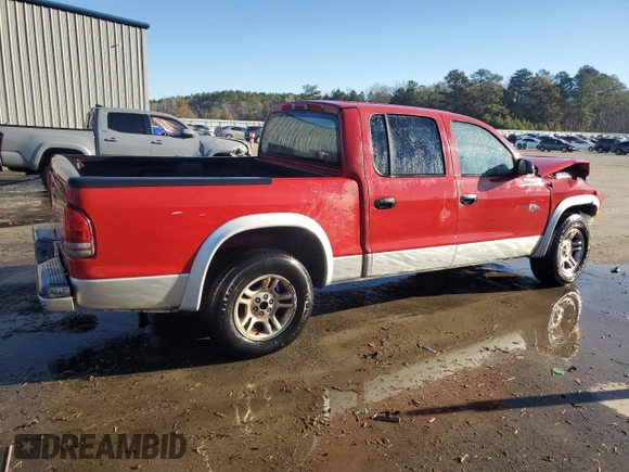 2003 Dodge Dakota SLT with VIN 1D7HL48N93S237053, listed as a Copart auction lot 85278534 with 106,981 mi miles and Salvage Title. Bid and sale history available at carsss.com. Image 3.