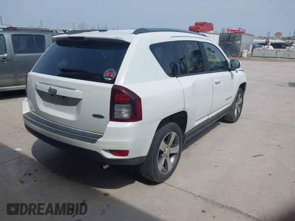 2017 Jeep Compass High Altitude with VIN 1C4NJCEB1HD212246, listed as a IAAI auction lot 42095253 with 123,834 mi miles. Bid and sale history available at carsss.com. Image 4.