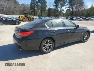 2017 Infiniti Q50 Signature Edition z VIN JN1EV7ARXHM838119, wystawiony jako Copart lot #46997865 z przebiegiem 71 360 mil mil oraz Szkoda całkowita • Salvage title. Historia ofert i sprzedaży dostępna na DreamBid. Obrazek 3.
