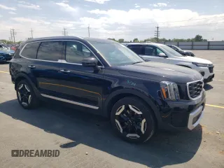 2024 Kia Telluride S with VIN 5XYP6DGC0RG525183, listed as a Copart auction lot 59919695 with 22,715 mi miles and Salvage title. Bid and sale history available at DreamBid. Image 4.
