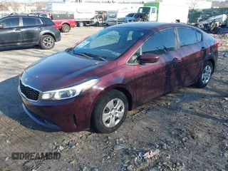2017 Kia Forte LX with VIN 3KPFK4A77HE056947, listed as a IAAI auction lot 41768427 with 50,315 mi miles. Bid and sale history available at carsss.com. Image 17.