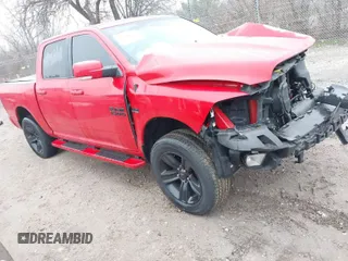 2018 Ram 1500 Sport z VIN 1C6RR7MT1JS161612, wystawiony jako IAAI lot #40943059 z przebiegiem Nie podano mil oraz . Historia ofert i sprzedaży dostępna na DreamBid. Obrazek 1.