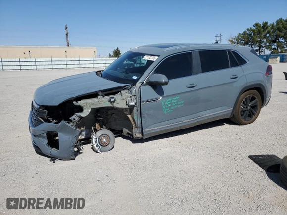 2024 Volkswagen Atlas SEL R-Line с VIN 1V2AE2CA8RC257164, выставлен на аукционе Copart как лот 55173735 с пробегом 2 906 миль миль и Списание • Salvage title. История ставок и продаж доступна на DreamBid. Изображение 1.