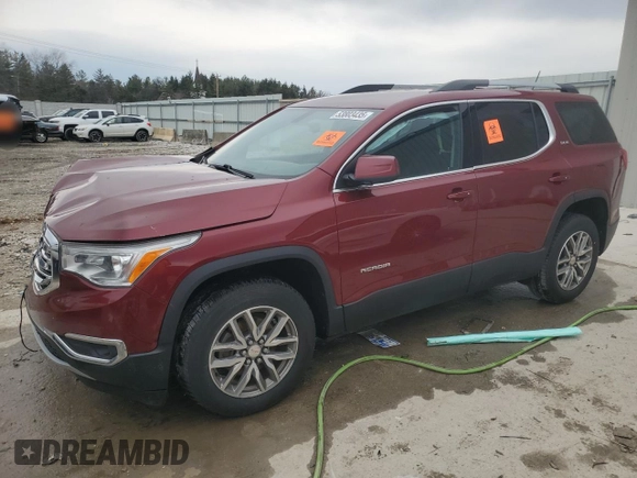 2018 GMC Acadia SLE with VIN 1GKKNSLA7JZ222059, listed as a Copart auction lot 53803435 with 97,704 mi miles and Non Repairable. Bid and sale history available at carsss.com. Image 1.