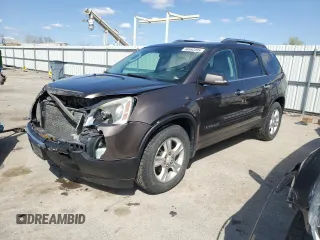 2008 GMC Acadia SLT1 with VIN 1GKEV23738J186039, listed as a Copart auction lot 50992395 with 208,118 mi miles and Salvage Title. Bid and sale history available at DreamBid. Image 1.