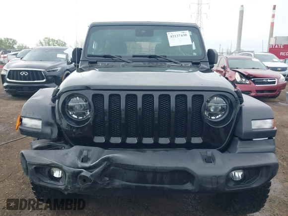 2021 Jeep Wrangler Unlimited Sport S z VIN 1C4HJXDG0MW788779, wystawiony jako IAAI lot #42137430 z przebiegiem 52 903 mil mil oraz . Historia ofert i sprzedaży dostępna na DreamBid. Obrazek 12.