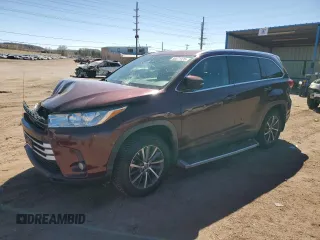 2019 Toyota Highlander SE with VIN 5TDJZRFH4KS971577, listed as a Copart auction lot 50571135 with 70,033 mi miles and Salvage Title. Bid and sale history available at carsss.com. Image 1.