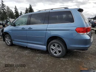 2010 Honda Odyssey Touring with VIN 5FNRL3H93AB043706, listed as a Copart auction lot 45926655 with 112,794 mi miles and Salvage Title. Bid and sale history available at carsss.com. Image 2.