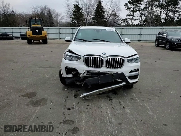 2020 BMW X3 xDrive30i with VIN 5UXTY5C03L9B17538, listed as a Copart auction lot 82562154 with 75,062 mi miles and Salvage Title. Bid and sale history available at DreamBid. Image 12.