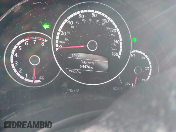 2014 Volkswagen Beetle Turbo R-Line with VIN 3VWVT7AT0EM603434, listed as a IAAI auction lot 41944413 with 64,470 mi miles and . Bid and sale history available at DreamBid. Image 15.