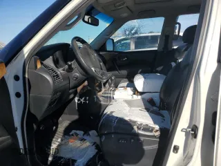 2013 Infiniti QX56 with VIN JN8AZ2NF1D9550803, listed as a Copart auction lot 45905775 with Not provided miles and Salvage title. Bid and sale history available at DreamBid. Image 7.