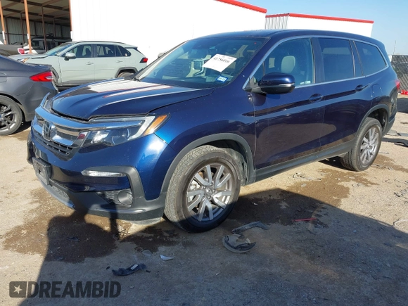 2021 Honda Pilot EX-L with VIN 5FNYF6H5XMB019411, listed as a IAAI auction lot 41756016 with 55,558 mi miles. Bid and sale history available at carsss.com. Image 17.