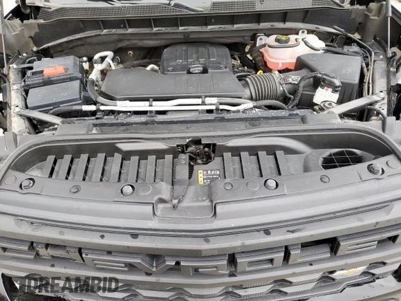 2024 Chevrolet Silverado 1500 Custom with VIN 1GCPDBEK1RZ116972, listed as a Copart auction lot 54860945 with 2,841 mi miles and Salvage Title. Bid and sale history available at DreamBid. Image 11.