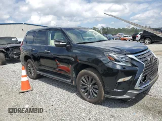 2021 Lexus GX with VIN JTJAM7BX8M5278954, listed as a Copart auction lot 47801055 with 47,965 mi miles and Salvage Title. Bid and sale history available at carsss.com. Image 4.