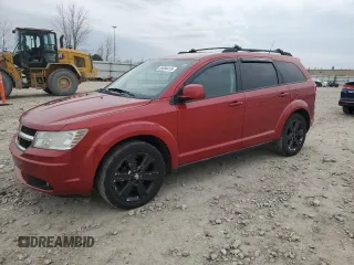 2010 Dodge Journey SXT with VIN 3D4PH5FV8AT155345, listed as a Copart auction lot 53694415 with 186,307 mi miles and Non Repairable. Bid and sale history available at carsss.com. Image 1.