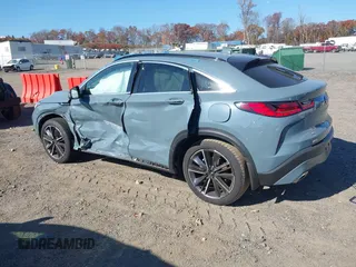 2023 Infiniti QX55 Essential with VIN 3PCAJ5KR6PF115918, listed as a IAAI auction lot 40584505 with 8,229 mi miles and . Bid and sale history available at DreamBid. Image 3.