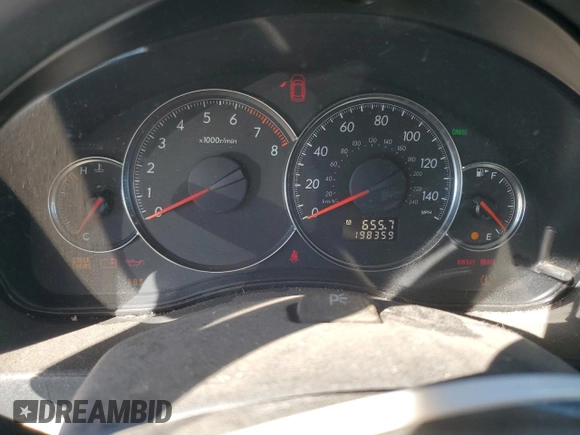 2008 Subaru Legacy with VIN 4S3BL616286225261, listed as a Copart auction lot 48816805 with 198,359 mi miles and Clean title. Bid and sale history available at DreamBid. Image 9.