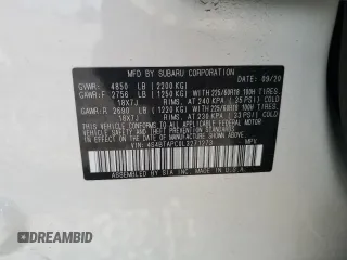 2020 Subaru Outback Touring с VIN 4S4BTAPC0L3271273, выставлен на аукционе Copart как лот 57620535 с пробегом 61 626 миль миль и Списание • Salvage title. История ставок и продаж доступна на DreamBid. Изображение 13.