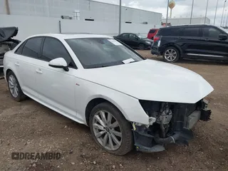 2018 Audi A4 Premium z VIN WAUKMAF46JA144903, wystawiony jako IAAI lot #42163453 z przebiegiem 95 783 mil mil oraz . Historia ofert i sprzedaży dostępna na DreamBid. Obrazek 1.