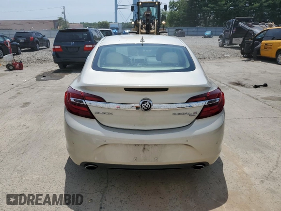 2014 Buick Regal Premium I with VIN 2G4GP5EX3E9322525, listed as a Copart auction lot 60653634 with 106,349 mi miles and Salvage Title. Bid and sale history available at DreamBid. Image 6.