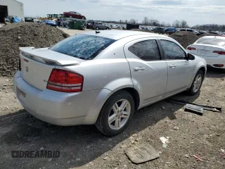 2008 Dodge Avenger SXT with VIN 1B3LC56K58N203931, listed as a Copart auction lot 50943335 with 206,897 mi miles and Salvage Title. Bid and sale history available at carsss.com. Image 3.