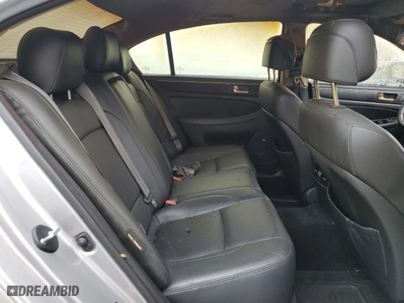 2012 Hyundai Genesis 5.0L with VIN KMHGC4DH9CU169262, listed as a Copart auction lot 80019364 with 0 mi miles and Non Repairable. Bid and sale history available at carsss.com. Image 10.