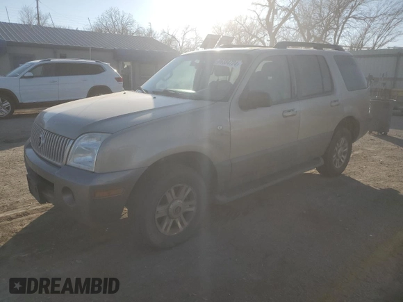 2005 Mercury Mountaineer Convenience z VIN 4M2ZU86K15UJ18569, wystawiony jako Copart lot #86384724 z przebiegiem 227 594 mil mil oraz Szkody całkowita. Historia ofert i sprzedaży dostępna na DreamBid. Obrazek 1.