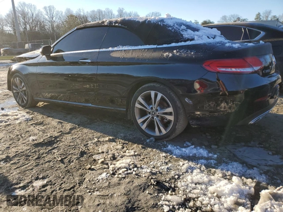 2023 Mercedes-Benz C 300 with VIN W1KWK8EB5PG132823, listed as a Copart auction lot 87249864 with 9,202 mi miles and Salvage Title. Bid and sale history available at DreamBid. Image 2.