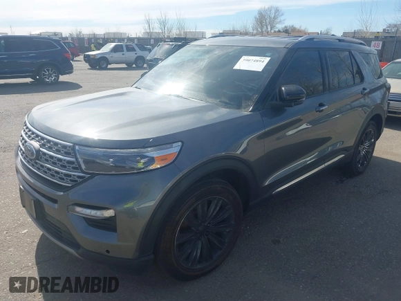 2022 Ford Explorer Limited with VIN 1FMSK8FH8NGC41944, listed as a IAAI auction lot 39074894 with 17,409 mi miles. Bid and sale history available at carsss.com. Image 2.