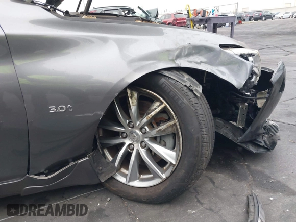 2017 Infiniti Q50 Premium with VIN JN1EV7APXHM743302, listed as a IAAI auction lot 40566036 with Not Provided miles and . Bid and sale history available at carsss.com. Image 6.