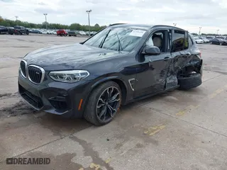 2020 BMW X3 M Competition with VIN 5YMTS0C01LLT10364, listed as a IAAI auction lot 41201498 with NaN miles. Bid and sale history available at carsss.com. Image 17.