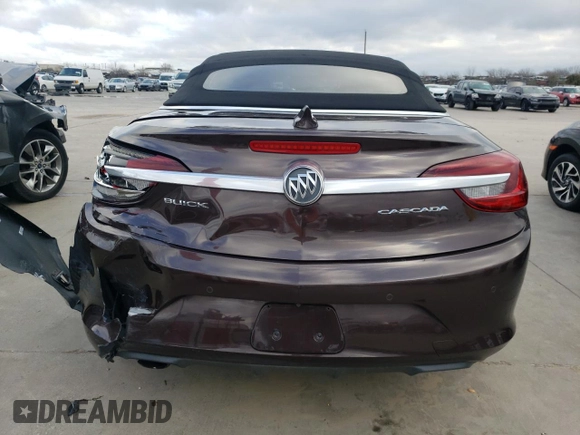 2016 Buick Cascada Premium с VIN W04WT3N55GG076820, выставлен на аукционе Copart как лот 41423704 с пробегом 56 900 миль миль и Чистый • Clean title. История ставок и продаж доступна на DreamBid. Изображение 6.
