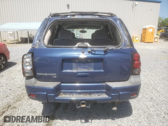 2005 Chevrolet TrailBlazer LS with VIN 1GNDS13S452221697, listed as a Copart auction lot 51628635 with 172,866 mi miles and Salvage Title. Bid and sale history available at DreamBid. Image 6.