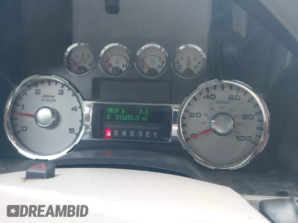 2008 Ford F-250 XL with VIN 1FTSW21R18EC85063, listed as a IAAI auction lot 42678760 with 212,250 mi miles and . Bid and sale history available at DreamBid. Image 7.