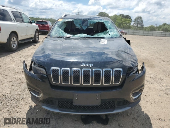 2019 Jeep Cherokee Limited with VIN 1C4PJLDB0KD357151, listed as a Copart auction lot 56416505 with 110,932 mi miles and Salvage title. Bid and sale history available at DreamBid. Image 5.