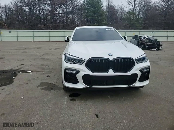 2021 BMW X6 M50i with VIN 5UXCY8C02M9E21057, listed as a Copart auction lot 37975604 with 30,604 mi miles and Non Repairable. Bid and sale history available at carsss.com. Image 11.