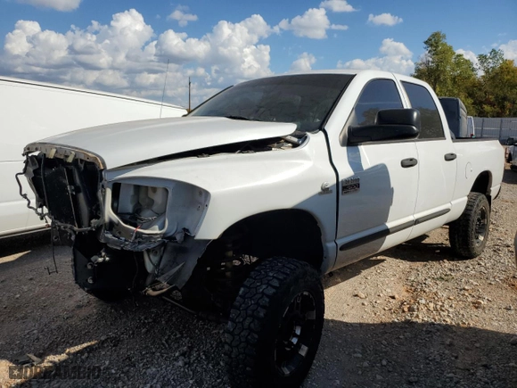 2007 Dodge Ram 2500 Laramie with VIN 1D7KS28A57J600731, listed as a Copart auction lot 77438674 with 243,913 mi miles and Salvage Title. Bid and sale history available at carsss.com. Image 1.