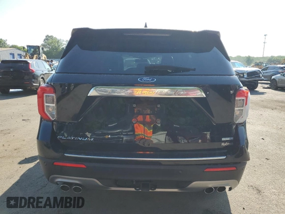 2020 Ford Explorer Platinum z VIN 1FM5K8HC0LGA47145, wystawiony jako Copart lot #59086405 z przebiegiem 79 252 mil mil oraz Szkoda całkowita • Salvage title. Historia ofert i sprzedaży dostępna na DreamBid. Obrazek 6.