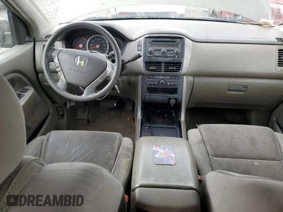 2007 Honda Pilot EX with VIN 2HKYF18417H505105, listed as a Copart auction lot 67952434 with 305,589 mi miles and Salvage Title. Bid and sale history available at DreamBid. Image 8.