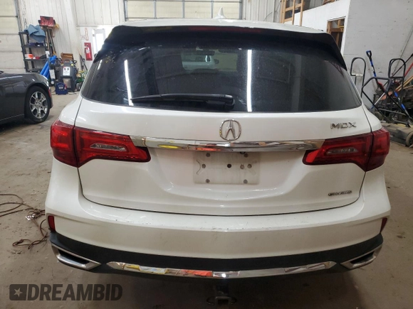 2017 Acura MDX Technology z VIN 5FRYD4H56HB002619, wystawiony jako Copart lot #55882745 z przebiegiem 155 153 mil mil oraz Szkoda całkowita • Salvage title. Historia ofert i sprzedaży dostępna na DreamBid. Obrazek 6.