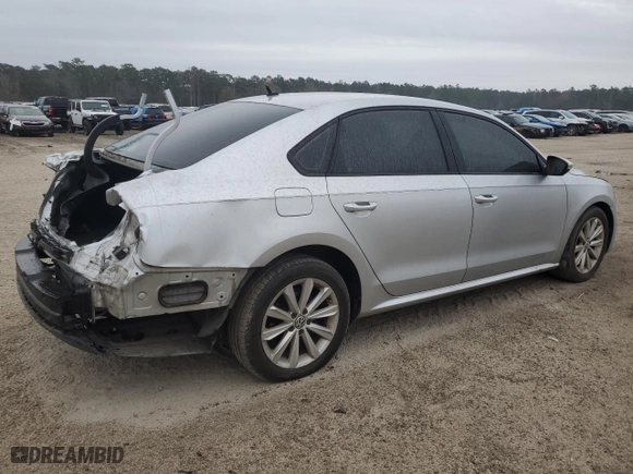 2012 Volkswagen Passat S with VIN 1VWAP7A39CC034567, listed as a Copart auction lot 88158685 with 108,718 mi miles and Salvage Title. Bid and sale history available at carsss.com. Image 3.