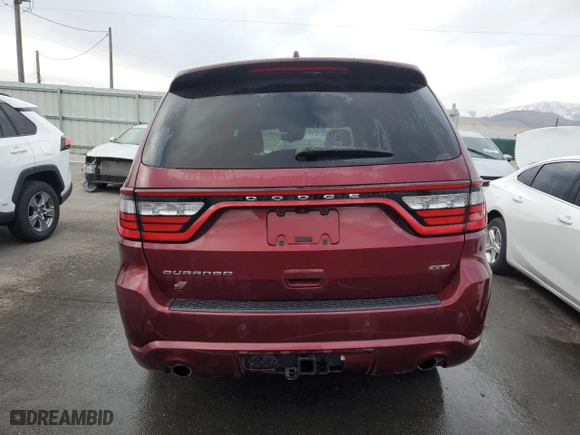 2023 Dodge Durango GT Plus with VIN 1C4RDJDGXPC553692, listed as a Copart auction lot 43779265 with 59,698 mi miles and Clean Title. Bid and sale history available at carsss.com. Image 6.