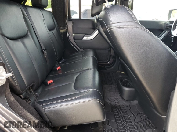 2016 Jeep Wrangler Unlimited Rubicon with VIN 1C4BJWFG4GL252209, listed as a Copart auction lot 58525725 with 46,604 mi miles and Salvage title. Bid and sale history available at DreamBid. Image 10.