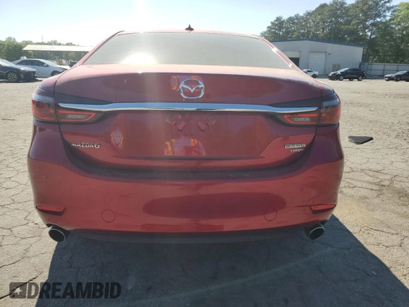 2021 Mazda 6 Grand Touring with VIN JM1GL1TY4M1616684, listed as a Copart auction lot 51931055 with 33,321 mi miles and Salvage Title. Bid and sale history available at carsss.com. Image 6.
