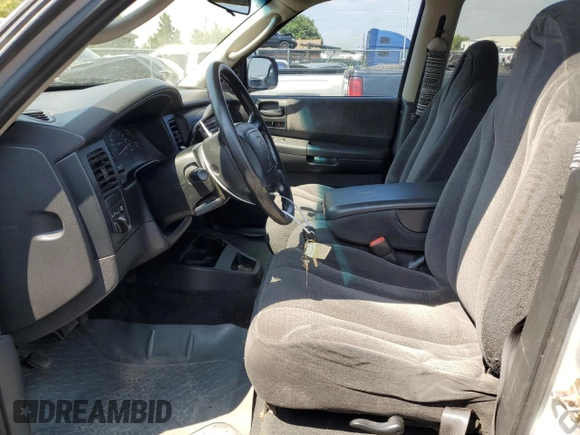 2004 Dodge Dakota SLT with VIN 1D7HG48N54S632126, listed as a Copart auction lot 64717544 with 187,896 mi miles and Clean Title. Bid and sale history available at carsss.com. Image 7.