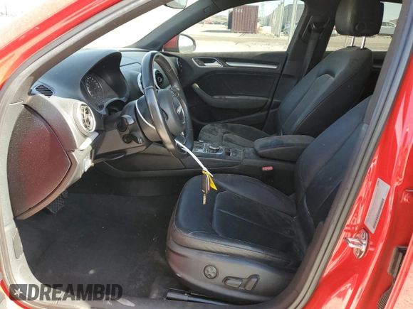 2016 Audi A3 1.8T Premium with VIN WAUA7GFF9G1014856, listed as a Copart auction lot 55302343 with 66,363 mi miles. Bid and sale history available at carsss.com. Image 7.