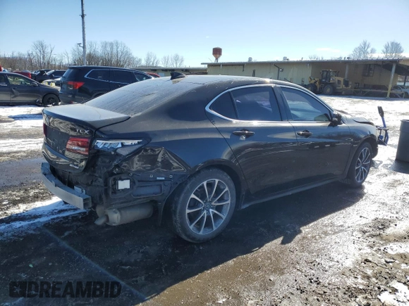 2016 Acura TLX Technology with VIN 19UUB3F57GA004598, listed as a Copart auction lot 46344685 with 144,528 mi miles and Salvage title. Bid and sale history available at DreamBid. Image 3.