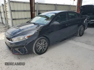 2022 Kia Forte GT-Line with VIN 3KPF54AD7NE443345, listed as a Copart auction lot 52043105 with 32,110 mi miles and Non Repairable. Bid and sale history available at carsss.com. Image 1.